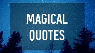 Most Magical YA Quotes