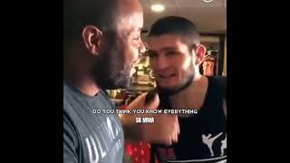 When Khabib realized DC is double champ #shorts