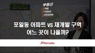 부동산토마토TV 알토마토 rtomato 02/01(금) 부동산원포인트레슨 : 포일동 아파트 vs 재개발 구역, 어느 곳이 나을까?