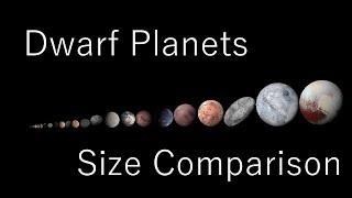 Dwarf Planets Size Comparison