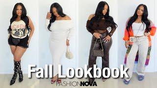 GROWN / CLASSY FALL LOOKBOOK / HAUL  ft. Fashion Nova