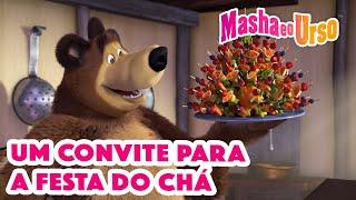 Masha e o Urso ‍️  Um convite para a festa do chá 🫖 Coleção de desenhos animados