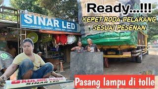 READY...Kepet roda belang‼️Pasang lampu tolle di SINAR LED VARIASI