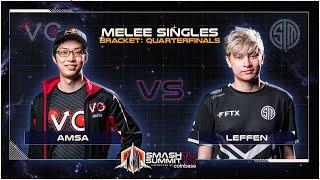 aMSa vs Leffen - Singles Bracket Quarterfinals - Smash Summit 14 | Yoshi vs Fox