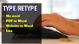 Do fast and accurate typing, internet research - Best Data Entry service