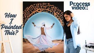 My Painting Process | Arabian Painting | Arts Core