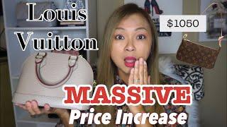 Louis Vuitton Massive Price Increase| See price changes before your eyes 