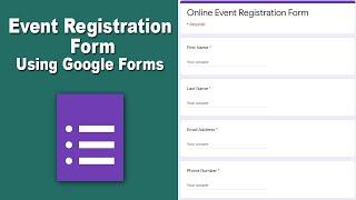 How to Create Online Event Registration Form Using Google Forms