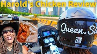 In Chicago Trying Harold’s Chicken For the FIRST Time | Motorcycle Vlog