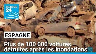 Inondations à Valence : plus de 100 000 voitures réduites en épaves • FRANCE 24