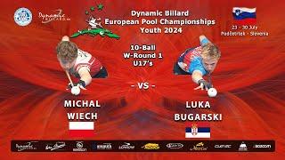 Day 2: Youth; The 10-ball discipline; Dynamic Billard European Pool Championships Youth 2024.