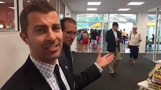 ThisWeek's Kevin Corvo and CML's Ben Zenitsky tour new Hilliard library branch