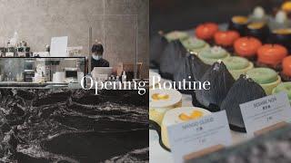 OPENING ROUTINE CAFE/BAKERY | Cake Coffee Shop Daily Routine | 多伦多蛋糕店日常