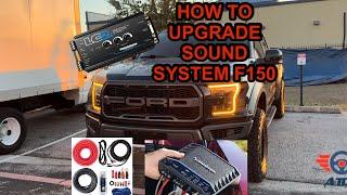 Tutorial on adding aftermarket amps on F-150s, Raptor