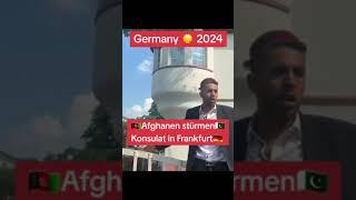  Afghanen attackieren pakistanisches Konsulat in Frankfurt I REMIGRATION EIN MUSS ️
