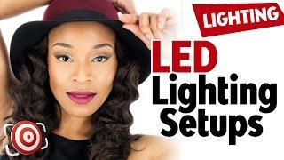 Portrait Lighting Arrangements for the DIY LED Studio Lights - How to light a portrait