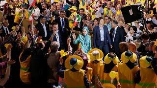 Maryam Rajavi in the Free Iran Grand Gathering in  Le Bourget