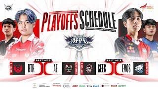 [LIVE] PLAYOFFS MPL ID S11 | Day 1 