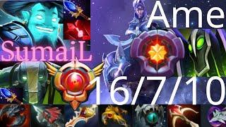 萧瑟 Ame Luna vs flyfly Faceless Void, Invoker, Nature's Prophet - Lasso, Eclipse, ez - dota2