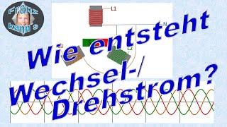 Wie entsteht Wechsel-/ bzw. Drehstrom? Warum habe ich 230V & 400V am gleichen Draht?