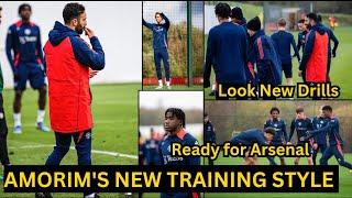 Ruben Amorim New Training METHOD for Arsenal Mainoo,Martinez,Amad, Mount,Yoro See CRAZY DRILLS