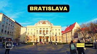 Bratislava, Slovakia  | Bratislava Walking Tour 2024 | 4K, HDR | Slovakia