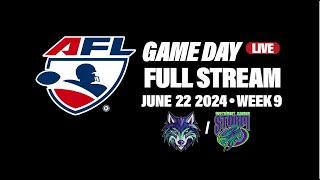 AFL | GAME DAY LIVE | 06-22-2024 (Week 9) @6:00 PM EST | Washington Wolfpack vs SW Kansas Storm