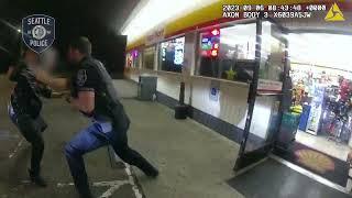 Armed Robbery Suspect Fights Officers and Attempts to Take Officer's Gun During Arrest.