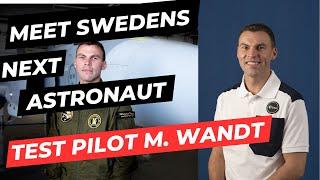 Sweden´s new astronaut is a Gripen Fighter pilot!