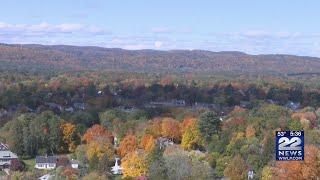 Fall foliage at its peak in western Massachusetts