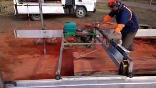 Lucas Mill job at Inman Valley - Part 2 , Slabbing Red Gum