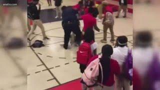 Video shows resource officer using taser to break up brawl at Louisiana high school