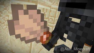 【Minecraft Animation】Digging with a brush【マイクラアニメ】