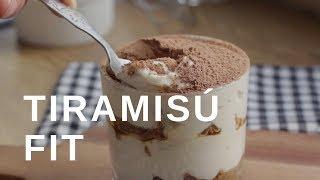 Tiramisú fit receta baja en grasas y alta en proteinas