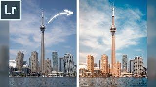 How to use the TRANSFORM TOOL in LIGHTROOM