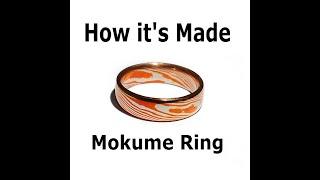 mokume gane forging process, how to made a ring with silver and copper plates