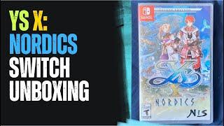 Ys X: Nordics Switch Unboxing