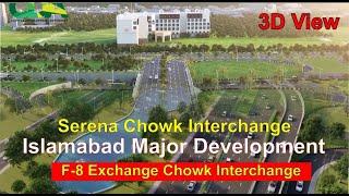 Islamabad Major Development | CDA | F-8 Interchange and Serena Chowk Interchange | City Tour