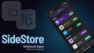 Install Apps on iPhone without PC - No Jailbreak - SideStore