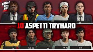 Top 10 Migliori Aspetti Tryhard su Gta Online 2024 (Male Face Creation)