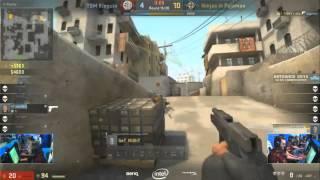 NiP GeT_RiGhT - 1v3 Clutch vs TSM on de_dust2 @ ESL ONE Katowice 2015 (CS:GO 4K)