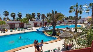 Fuerteventura , Caleta de fuste, Castillo beach bungalows complex tour