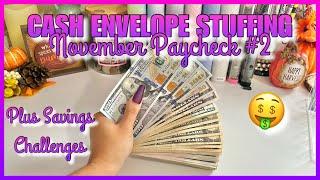 CASH ENVELOPE STUFFING + SINKING FUNDS | NOV PAYCHCK #2 | DAISYBUDGETS | #CASHENVELOPESYSTEM