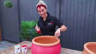 How to Prep and Paint Terracotta Pots