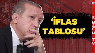 Türkiye’yi Bekleyen Sıkı Ekonomi Politikası! ‘İflas Tablosu’