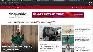 Magnitude | Static Homepage Overview