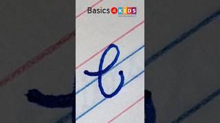 Capital Cursive letter C | Capital Letter 'C' Cursive Handwriting | Cursive Writing | @Basics4Kids