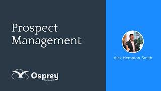 Webinar: Prospect Management