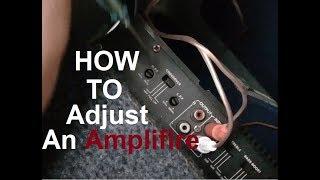 How to Tune a Car 2channel Amplifier ALMANI SUBWOOFER| ROCK MARS AMPLIFIER
