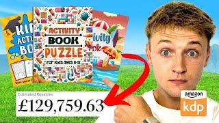 How I Made £100,000 Selling Activity Books On Amazon KDP